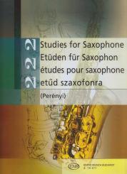 222 Etüden für Saxophon Perenyi, Peter, Ed, Perenyi, Eva, Ed 