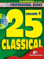 25 classical vol.1 (+CD) for e flat instruments, professional books series 