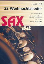 32 Weihnachtslieder für 3 Saxophone, Spielpartitur 