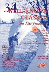 34 well-known Classics (+CD) for alto saxophone 