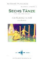 6 Tänze (+CD) für Klarinette und Klavier, Partitur und Stimme 