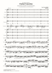 Agobet, Jean-Louis: Concertino for Clarinet score 