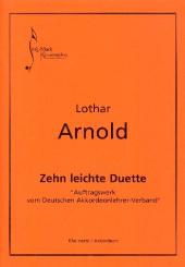 Arnold, Lothar: 10 leichte Duette für Klarinette und Akkordeon, Partitur und Stimme 