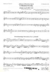 Bach, Johann Sebastian: 6 Meisterwerke für flexibles Ensemble, Extrastimme 4 in Es (Baritonsaxophon/Tuba) 