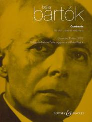 Bartók, Béla: Contrasts für Violine, Klarinette und Klavier, Stimmensatz 