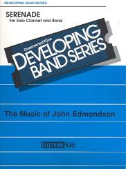 Edmondson, John: Serenade for clarinet and band score and parts 