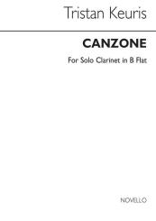 Keuris, Tristan: Canzone for clarinet solo,   