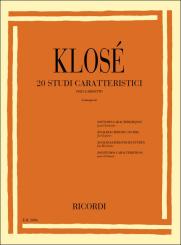 Klosé, Hyacinte Eleonore: 20 charakteristische Etüden für Klarinette  