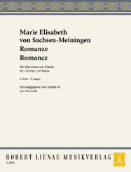 Marie Elisabeth von Sachsen-Meiningen: Romanze für Klarinette und Klavier 