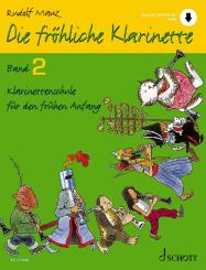 Mauz, Rudolf: Die fröhliche Klarinette Band 2 (+online material) für Klarinette, Lehrbuch 