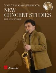 New concert studies (+CD) for alto saxophone Sugawa, Nobuya, ed 