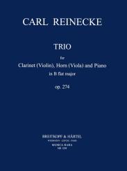 Reinecke, Carl: Trio B-Dur op.274 für Klarinette, Horn (Viola) und, Klavier 
