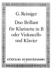 Reissiger, Carl Gottlieb: Duo brillant op.130 für Klarinette und Klavier 