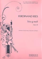 Ries, Ferdinand: Trio op.28 für Klavier, Klarinette (oder Violine und Violoncello), Partitur und 3 Stimmen 