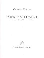 Vinter, Gilbert: Song and Dance  for clarinet and piano 