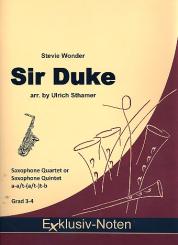 Wonder, Stevie: Sir Duke für 4-5 Saxophone (S/AA/T(A/T)TBar), Partitur und Stimmen 